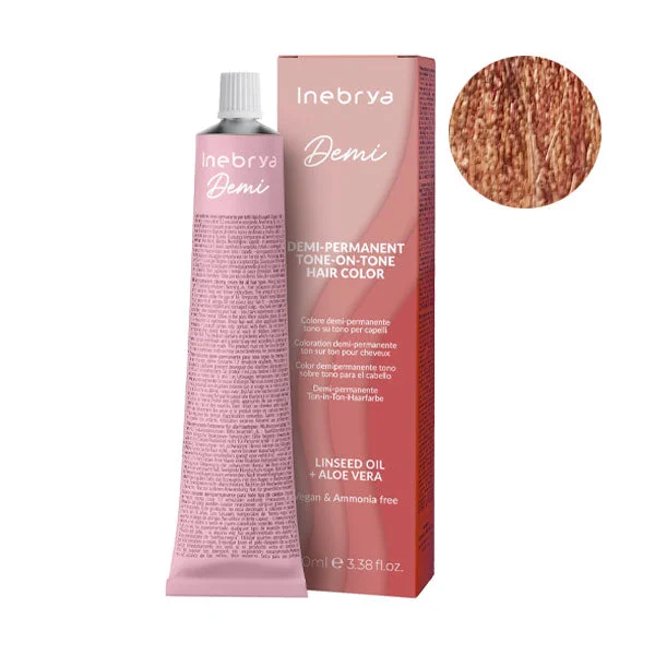 Inebrya Demi-Permanent 8/75 Biondo Chiaro Marrone Mogano 100ml