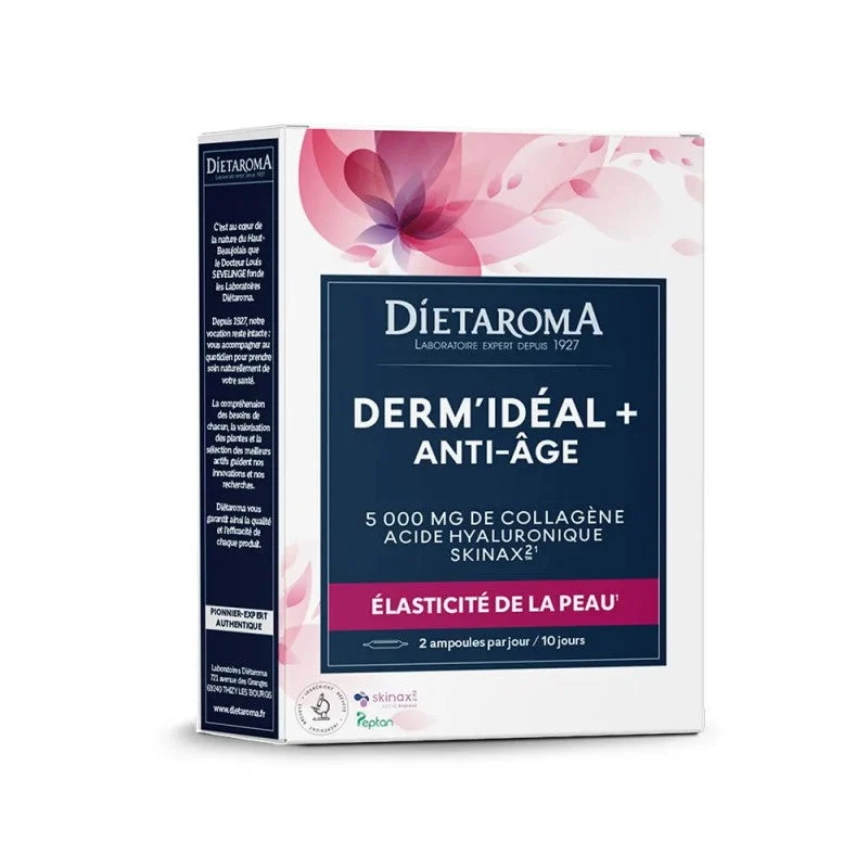 Dietaroma Derm'Ideal + Antietà Elasticità Della Pelle 20 Ampolle