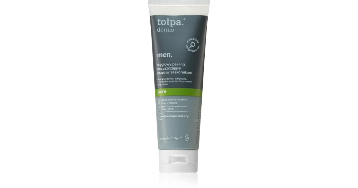 Tołpa Dermo uomo Pure scrub detergente contro i punti neri 100 ml