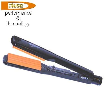 D:FUSE PIASTRA PROFESSIONALE FRISE AFRO STYLER 45 MM. IN TOURMALINE CON REGOLAZIONE TEMPERATURA