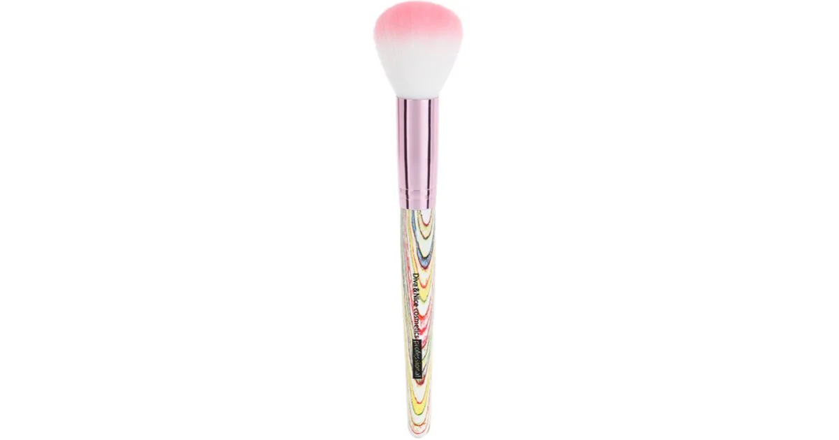 Diva & Nice Cosmetici Accessori Pennello Per Cipria Secca In Polvere Max 519/01 1 Pz