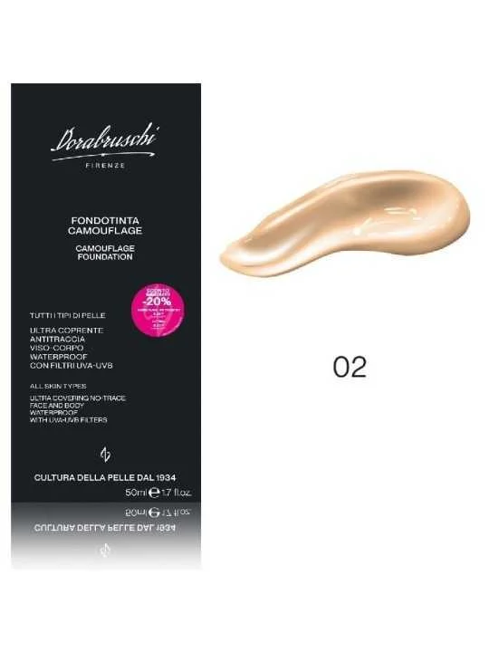 DORABRUSCHI FONDOTINTA CAMOUFLAGE WATERPROOF N°2