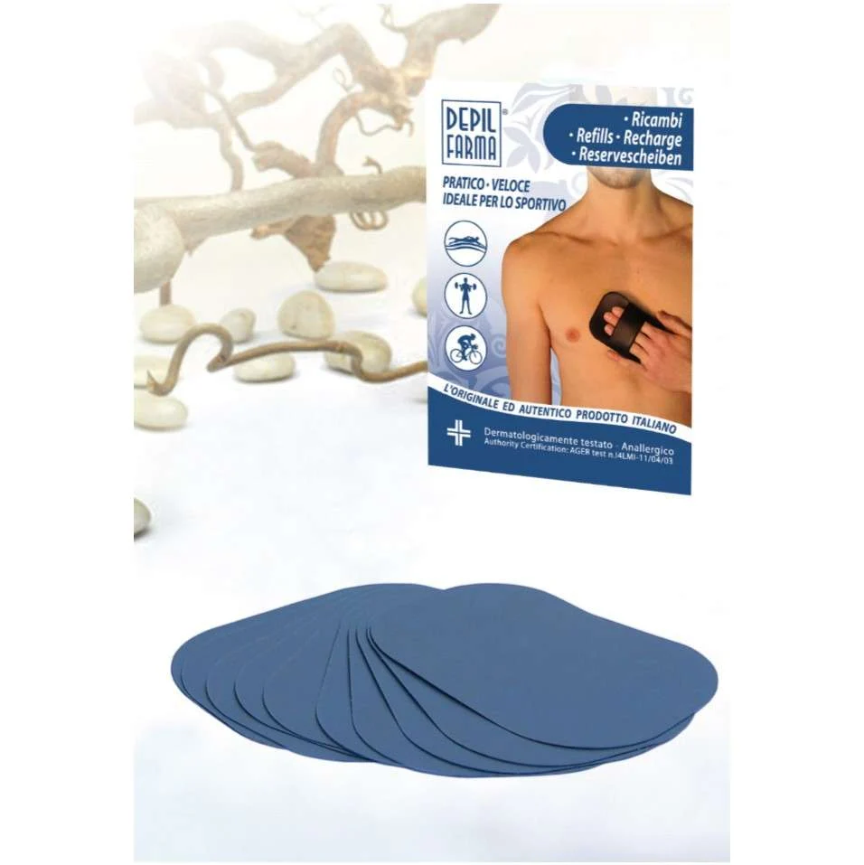 RICAMBI PER GUANTO DEPILATORIO UOMO 10 PZ.