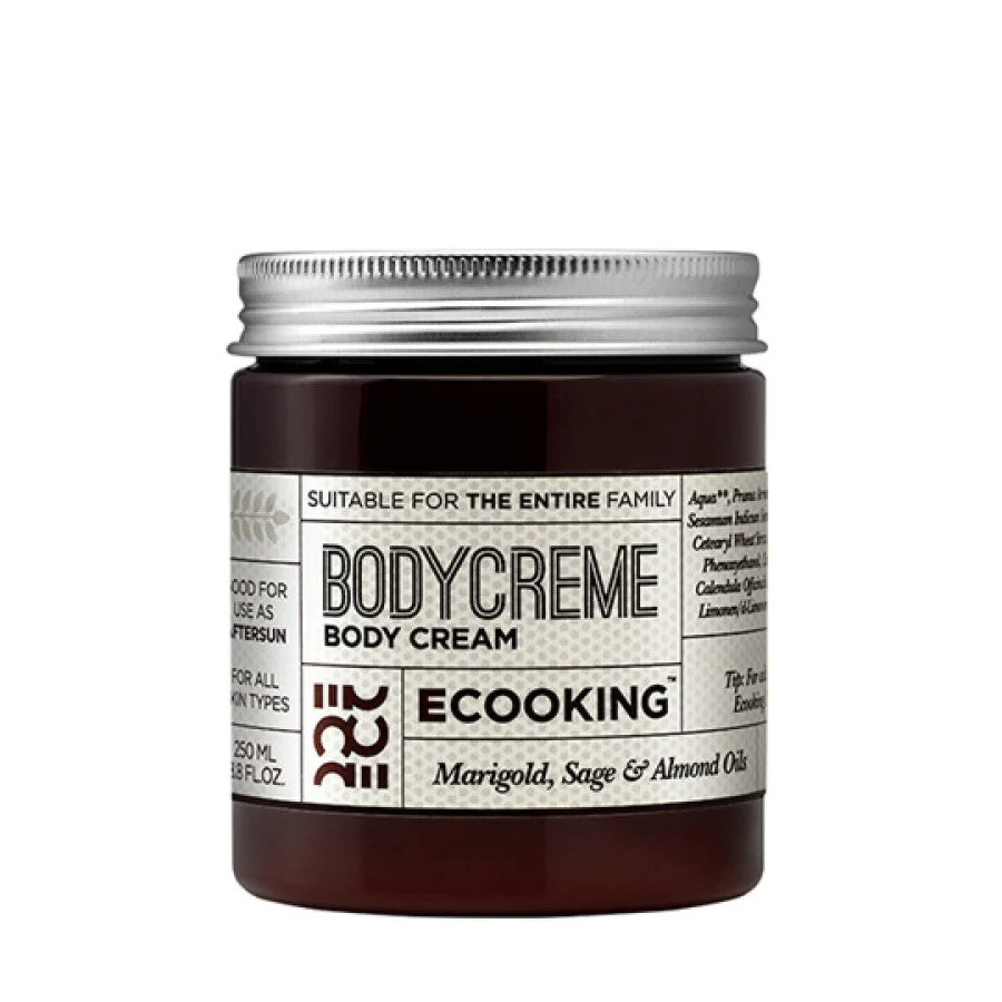 Ecooking BodyCreme Crema Corpo Idratante all'Olio di Mandorle 250 ml