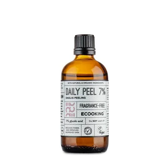 Ecooking Daily Peel 7% fluido viso esfoliante per tutti i tipi di pelle