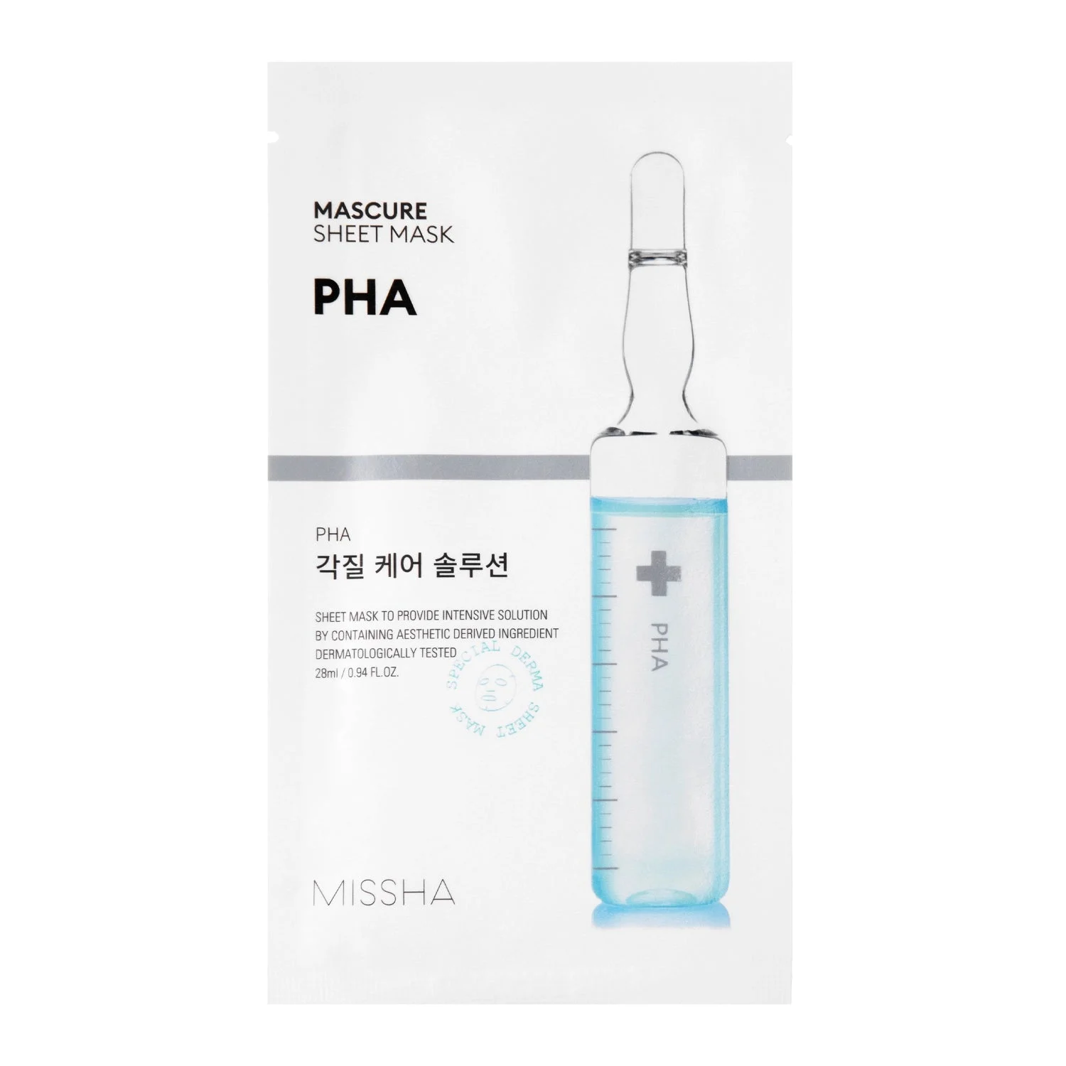 Missha Mascure Peeling Solution Maschera in Tessuto PHA 28ml