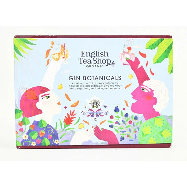 English tea shop Erbe da Tè BIO per Gin 12 piramidi