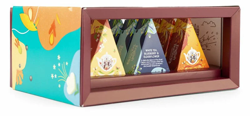 English tea shop Collezione regalo Wellness di 12 piramidi BIO