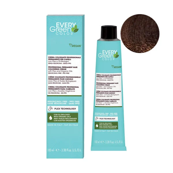 EveryGreen Crema Colorante 5.3 Castano Chiaro Dorato 100ml