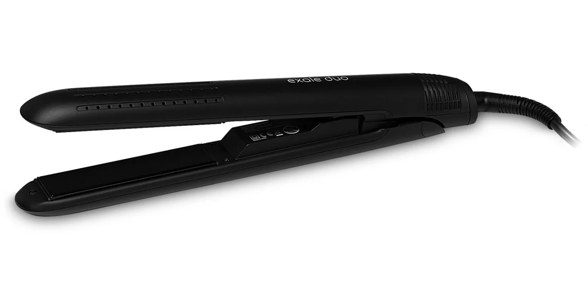 Wad Exale Duo piastra per capelli nera