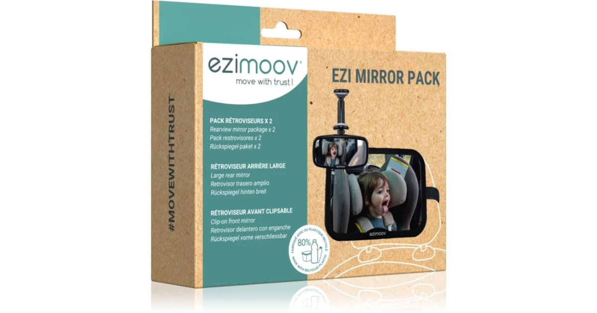 Ezimoov EZI Mirror Pack specchietto per automobili Eco friendly 2 pezzi