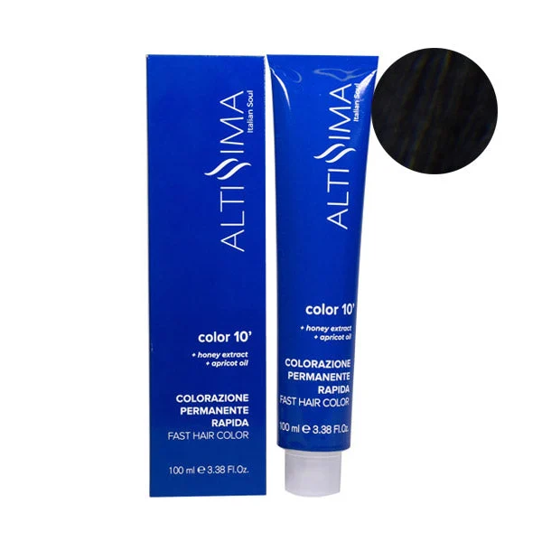 Altissima 10' Fast Hair Color 1.1 Nero Blu 100ml