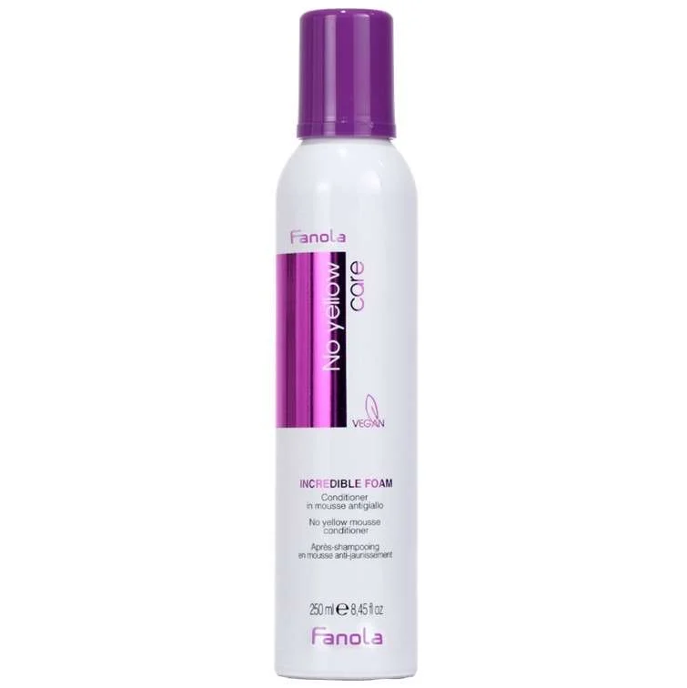 FANOLA NO YELLOW INCREDIBLE FOAM CONDITIONER IN MOUSSE ANTIGIALLO 250 ML
