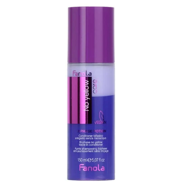 FANOLA NO YELLOW 2-PHASE POTION CONDITIONER BIFASICO ANTIGIALLO SENZA RISCIACQUO 150 ML