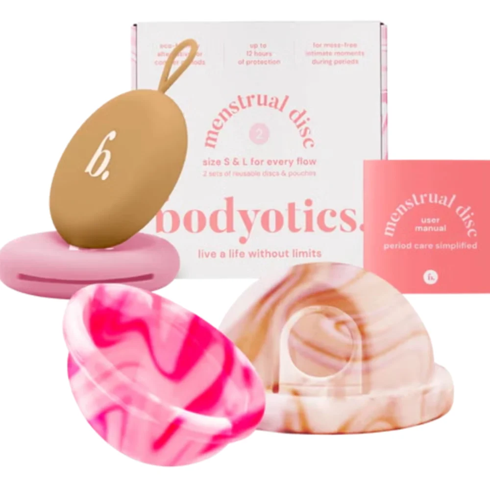Bodyotics Deluxe Soft - Disco Mestruale Beige e Rosa (2 pezzi)