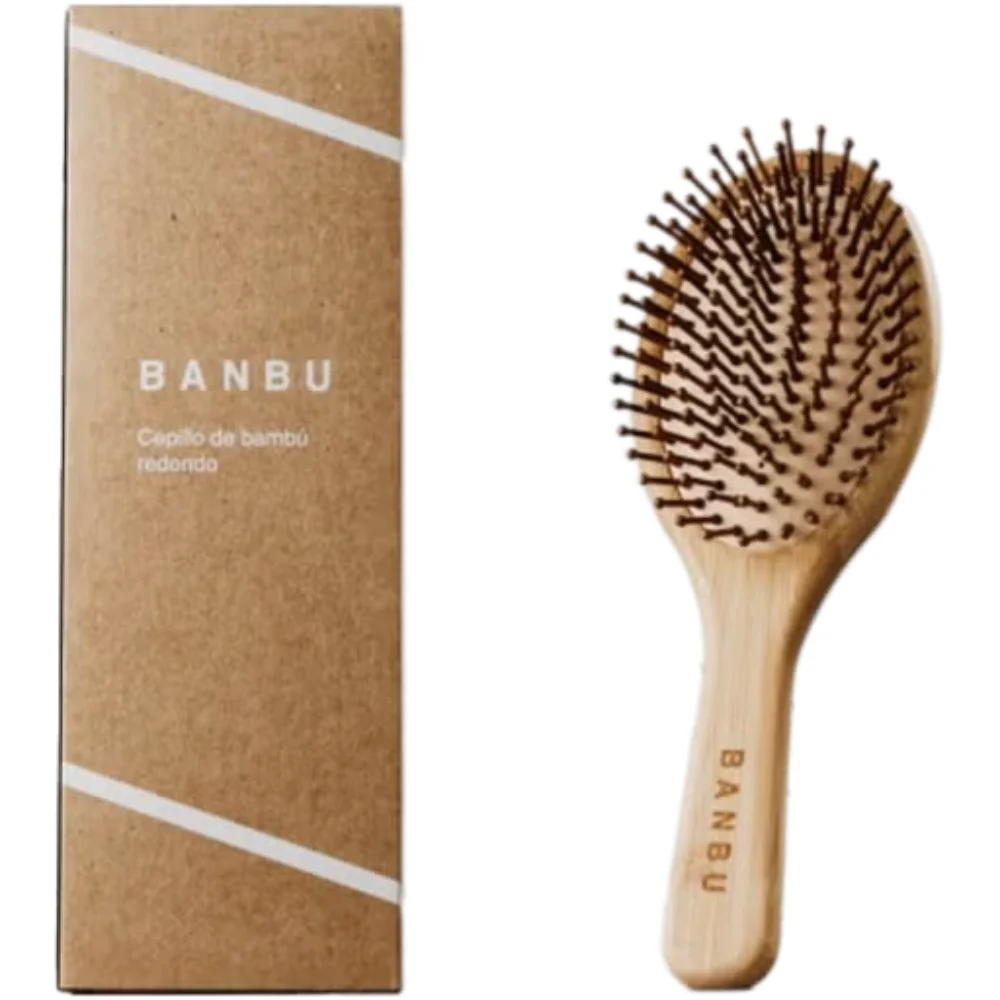 Banbu Spazzola per Capelli in Bambù Ovale