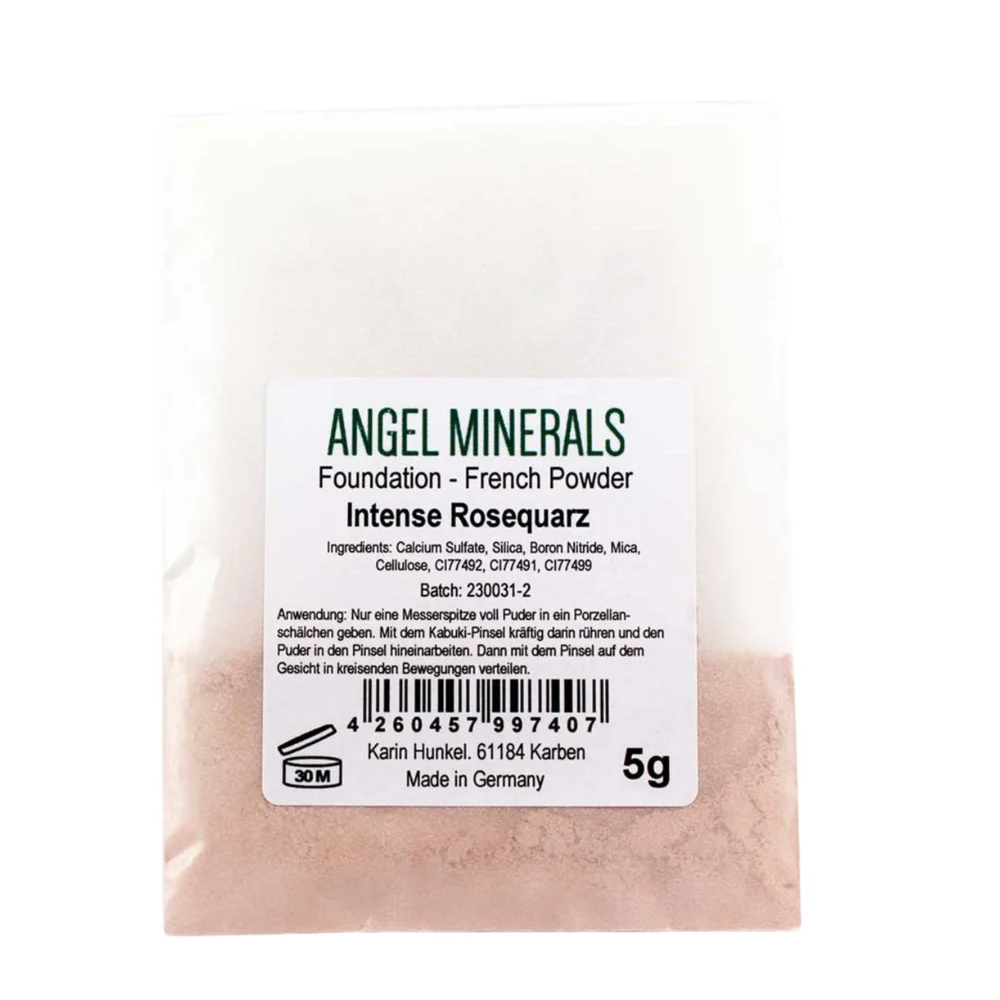 Angel minerals French Fondotinta in polvere Ricarica Intense Rosequarz (5 g)