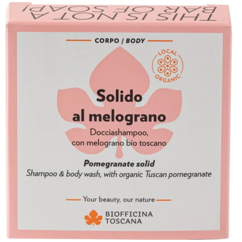Biofficina toscana Doccia shampoo Solido al Melograno 80 g