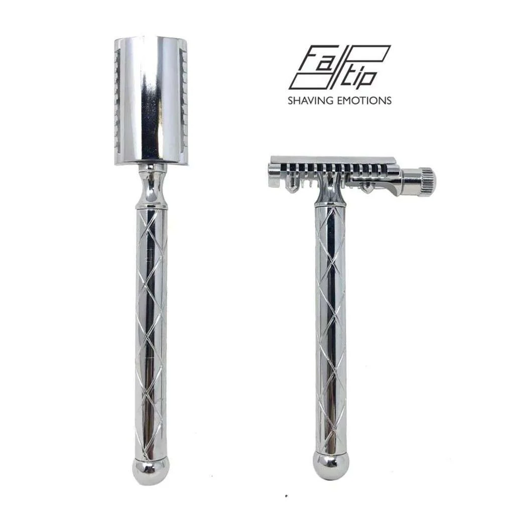 FATIP – RASOIO SHAVETTE 2 IN 1 CLOSED COMB TESTINA GENTILE CROMATA