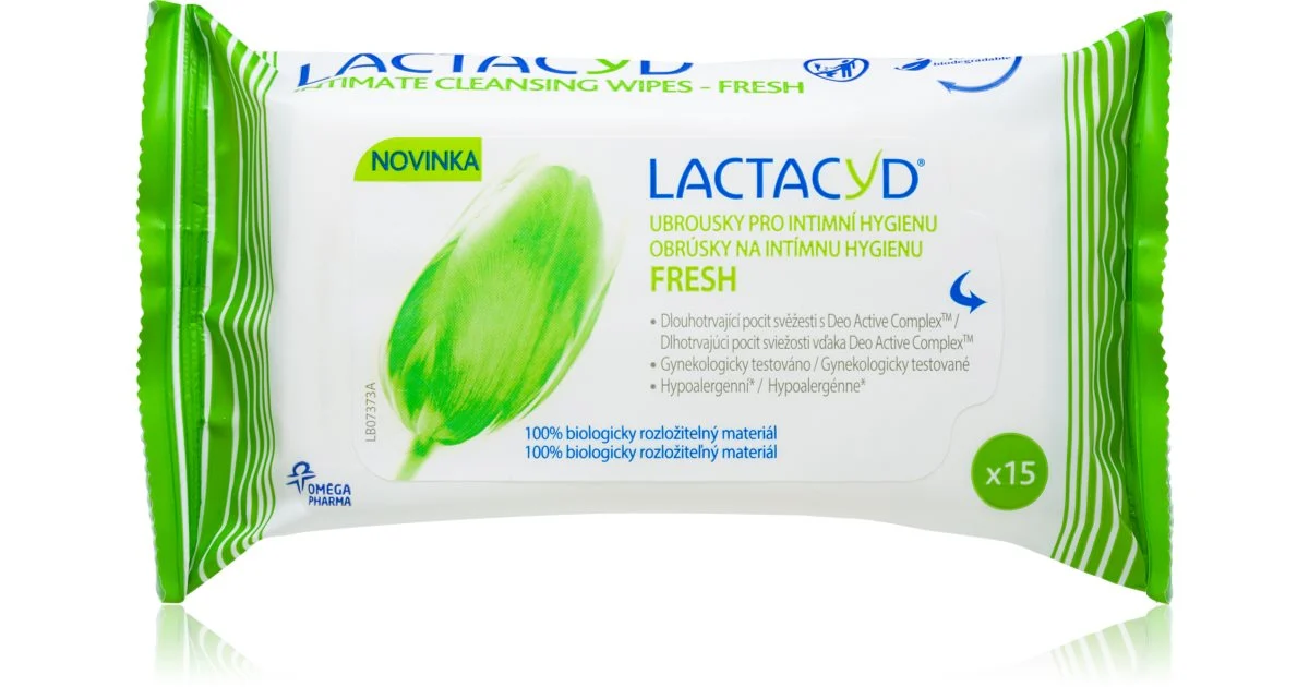Lactacyd Fresh salviette per l'igiene intima 15 pezzi
