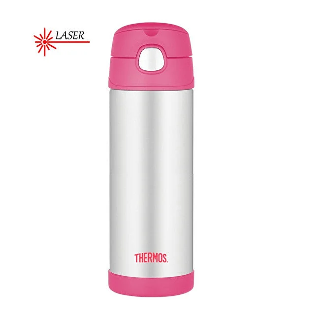Thermos FUNtainer Baby thermos con cannuccia - rosa 470 ml