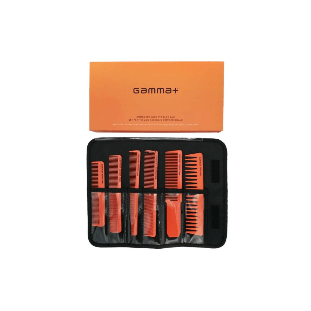 Gamma Più - Set Pettini Da Taglio Arancione