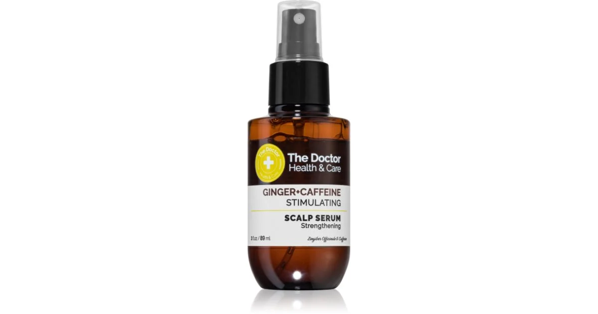 The Doctor Ginger + Caffeine siero stimolante per capelli deboli e con tendenza alla caduta 89 ml