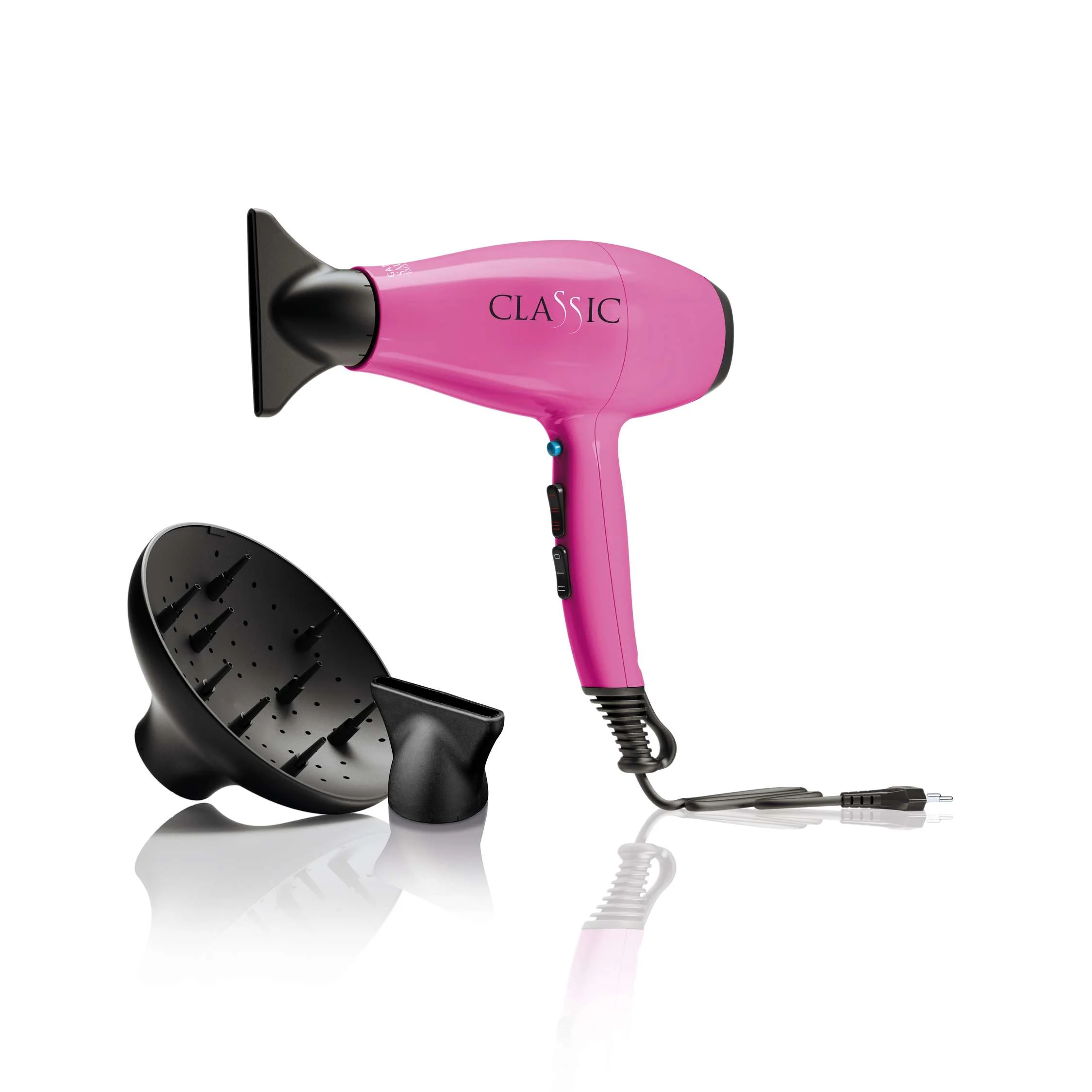 PHON CLASSIC FUCSIA 2200 WATT CON DUE BOCCHETTE E DIFFUSORE