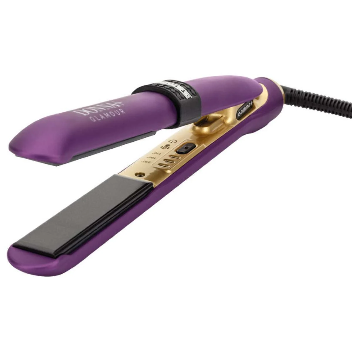 GAMMA + PIASTRA DONNA + GLAMOUR VIOLA OPACO CON POCHETTE ROSA – MADE IN ITALY