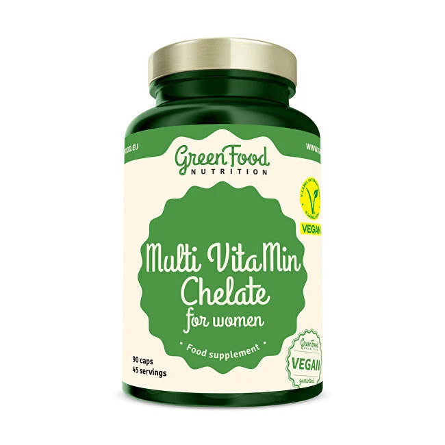 Greenfood Multivitamin Chelate Per Donne 90 Capsule