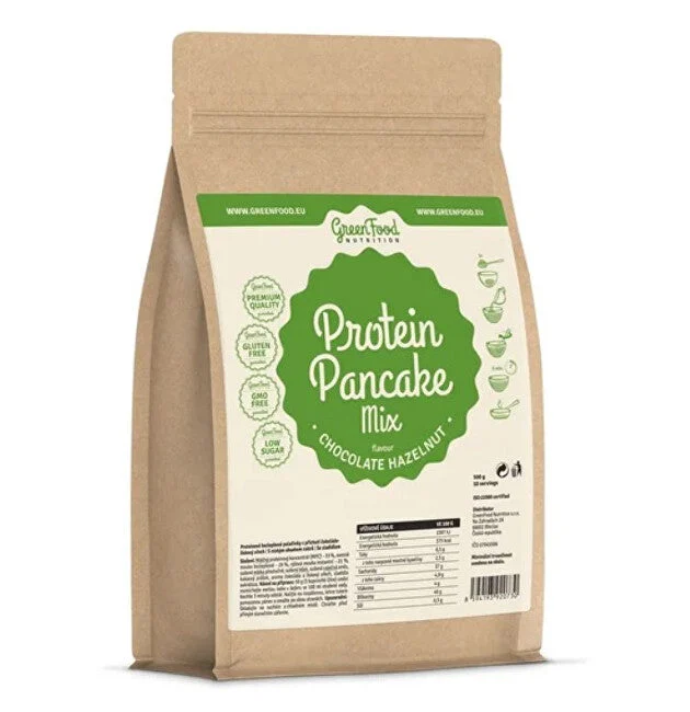 Greenfood Pancake Proteici Cioccolato-Nocciola 500 G