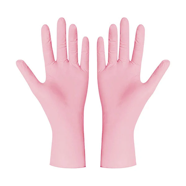 Hanska Guanti Nitrile Rosa S