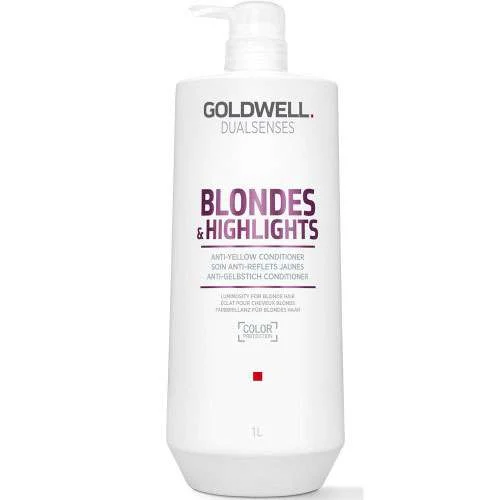 DUALSENSES BLONDES & HIGHLIGHTS ANTI-YELLOW CONDITIONER 1000 ML.
