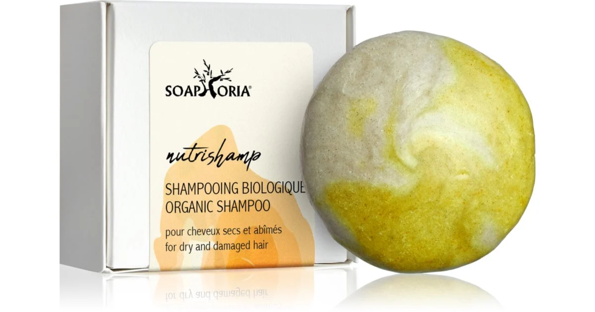Soaphoria shampoo solido organico per capelli rovinati e secchi 60 g