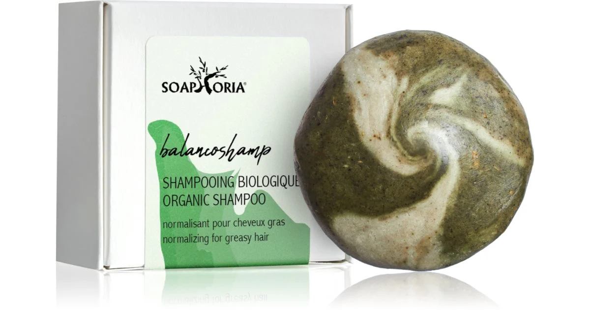 Soaphoria Shampoo solido organico per capelli grassi 60 g