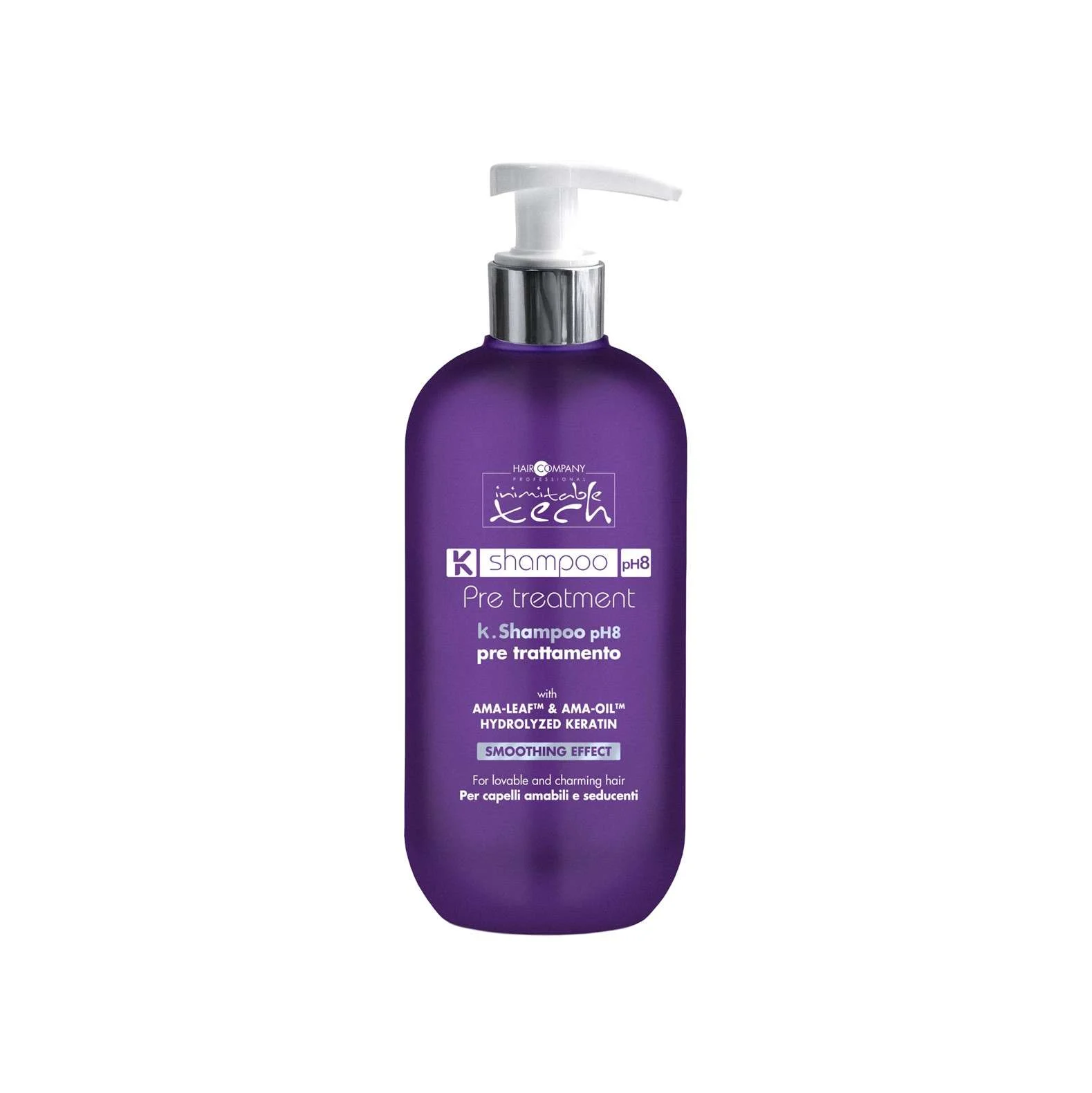 INIMITABLE TECH K.SHAMPOO pH8 PRE TREATMENT – K.SHAMPOO PRE TRATTAMENTO PH8 500 ML.