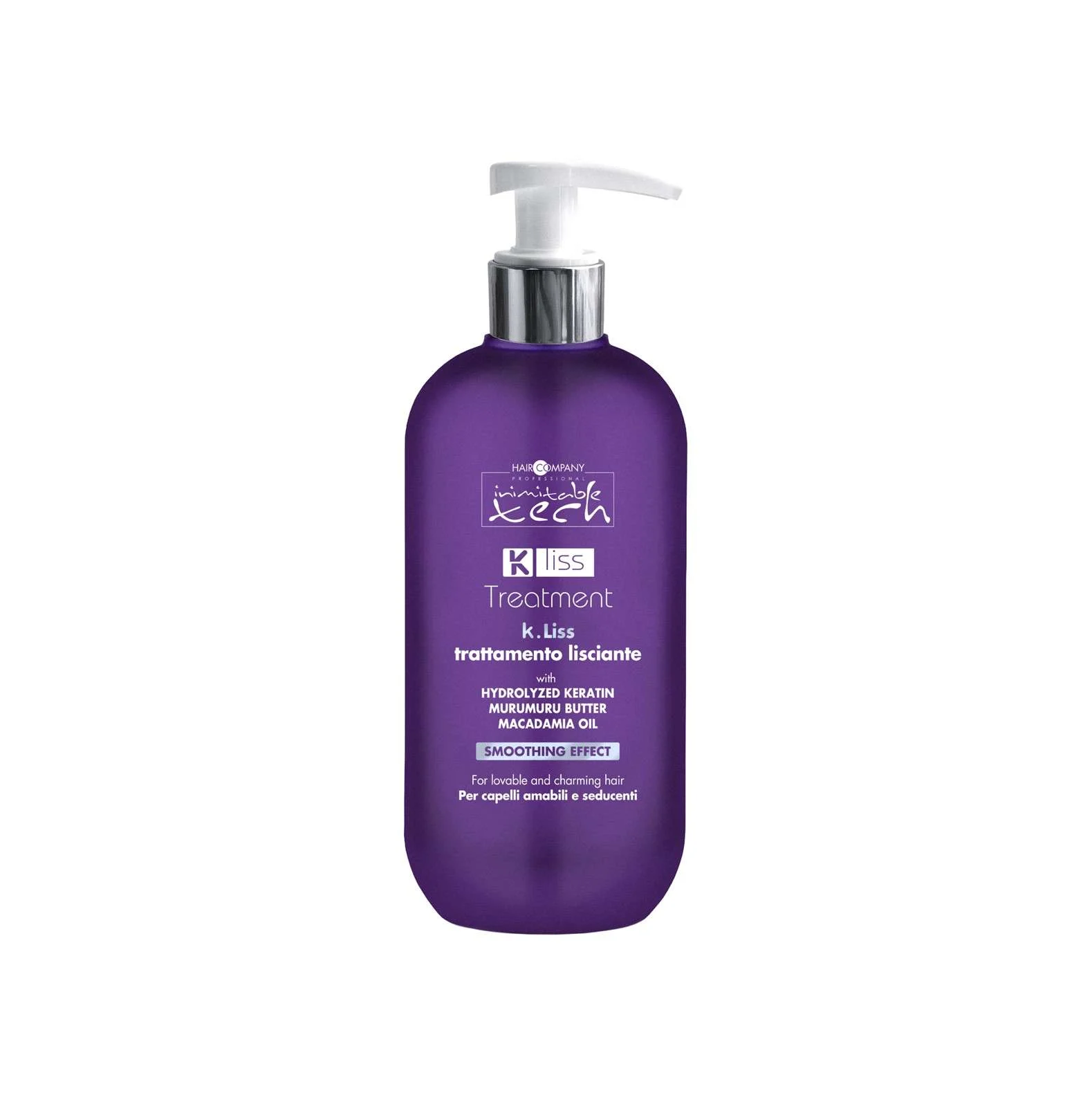 INIMITABLE TECH K.LISS TREATMENT – TRATTAMENTO LISCIANTE 500 ML.