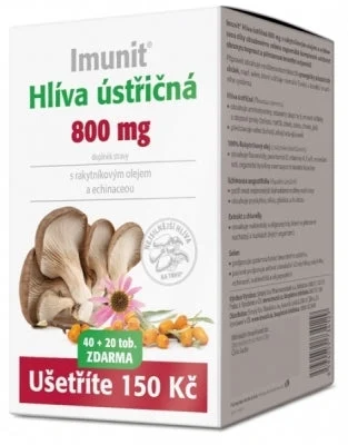 Simply you Fungo ostrica 800 mg con olivello spinoso ed echinacea Imunit 40 capsule + 20 capsule ZD ARMA