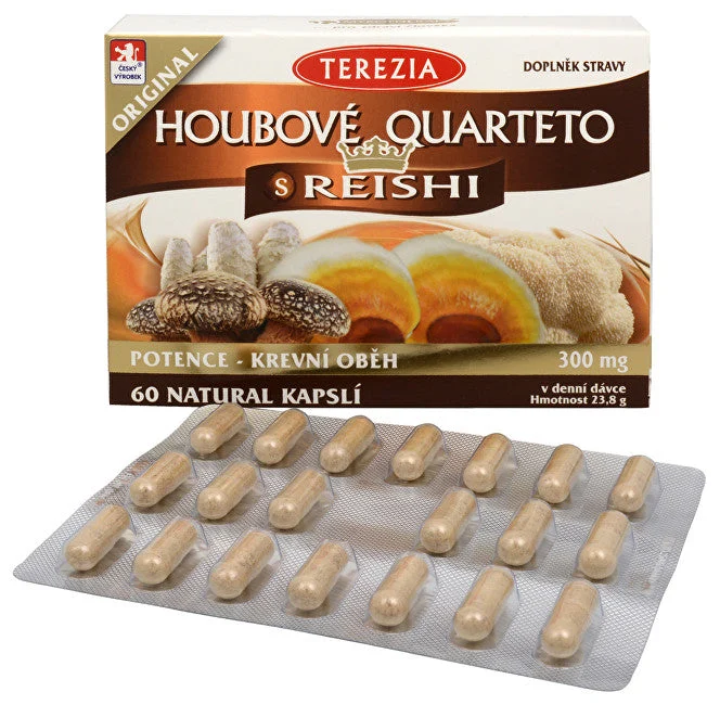Terezia company Quartetto con fungo reishi 60 capsule