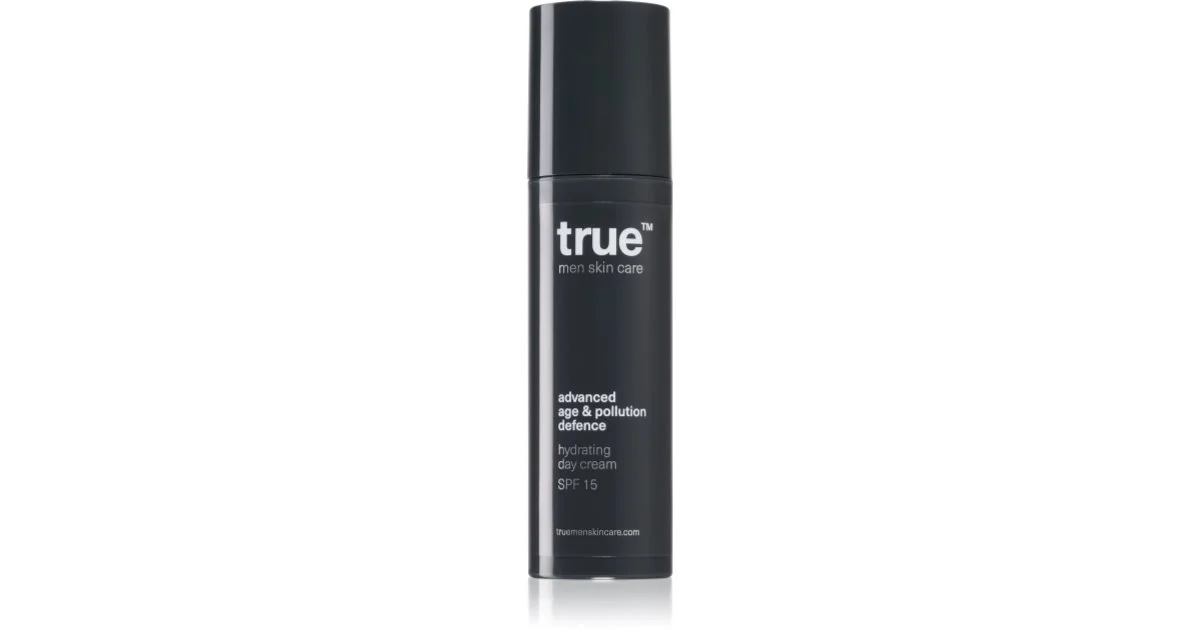 true men skin care crema giorno idratante SPF 15 50 ml