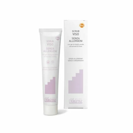 Argital Scrub anallergico e maschera viso viola 75 ml