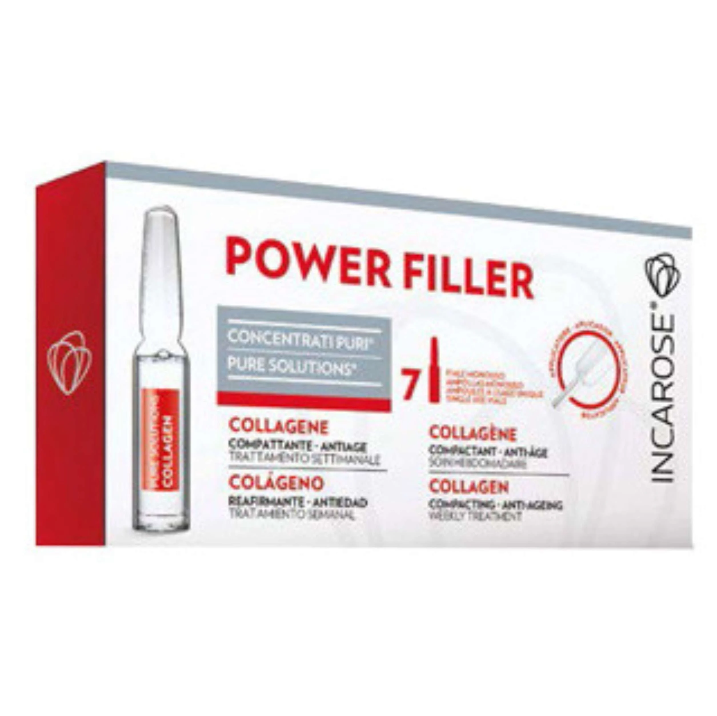 CONCENTRATI PURI POWER FILLER COLLAGENE 7 FIALE DA 1,3 ML.