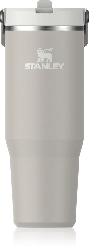Stanley IceFlow™ Flip Straw Bicchiere termico bottiglia in acciaio inox per l’acqua cenere 890 ml