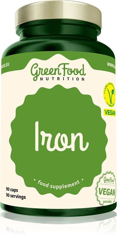 GreenFood Nutrition Iron capsule per favorire la produzione di sangue 90 capsule
