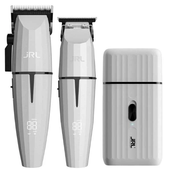 JRL ONYX CLIPPER PROFESSIONALE GHOST 2020C-B-W + ONYX GHOST TRIMMER + GHOST SHAVER