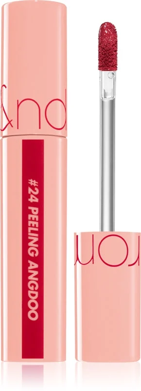 rom&nd Juicy Lasting lucidalabbra altamente pigmentato colore #24 Peeling Angdoo 5,5 g