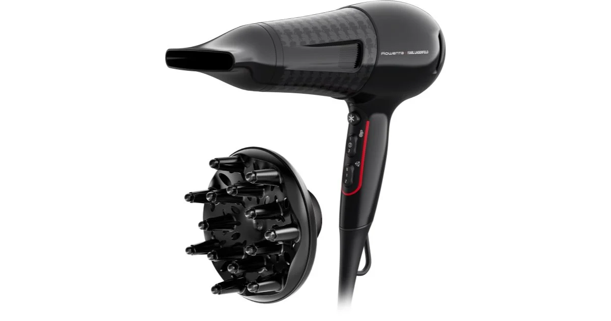 Rowenta Karl Lagerfeld Powerline 3 CV591LF0 phon per capelli