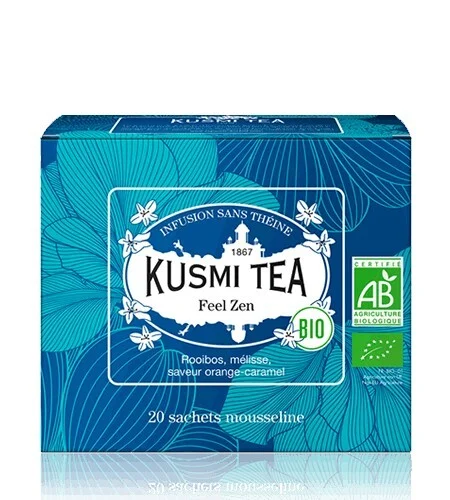 Kusmi tea Feel Zen 20 sacchetti di mussola, 40 g