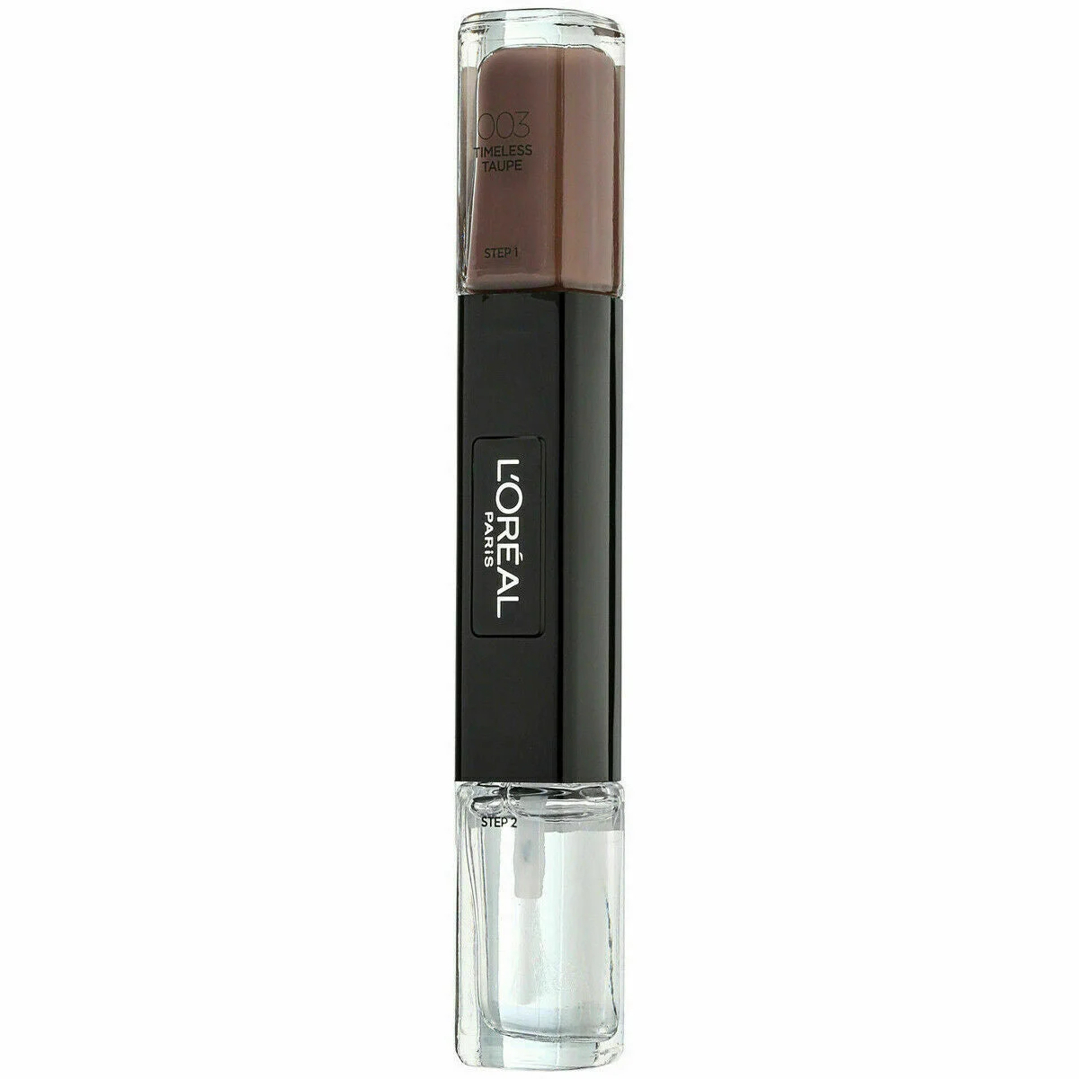 Smalto per unghie infallibile effetto gel L'Oreal Paris 2 in 1 003 Timeless Taupe 2 x 5 ml