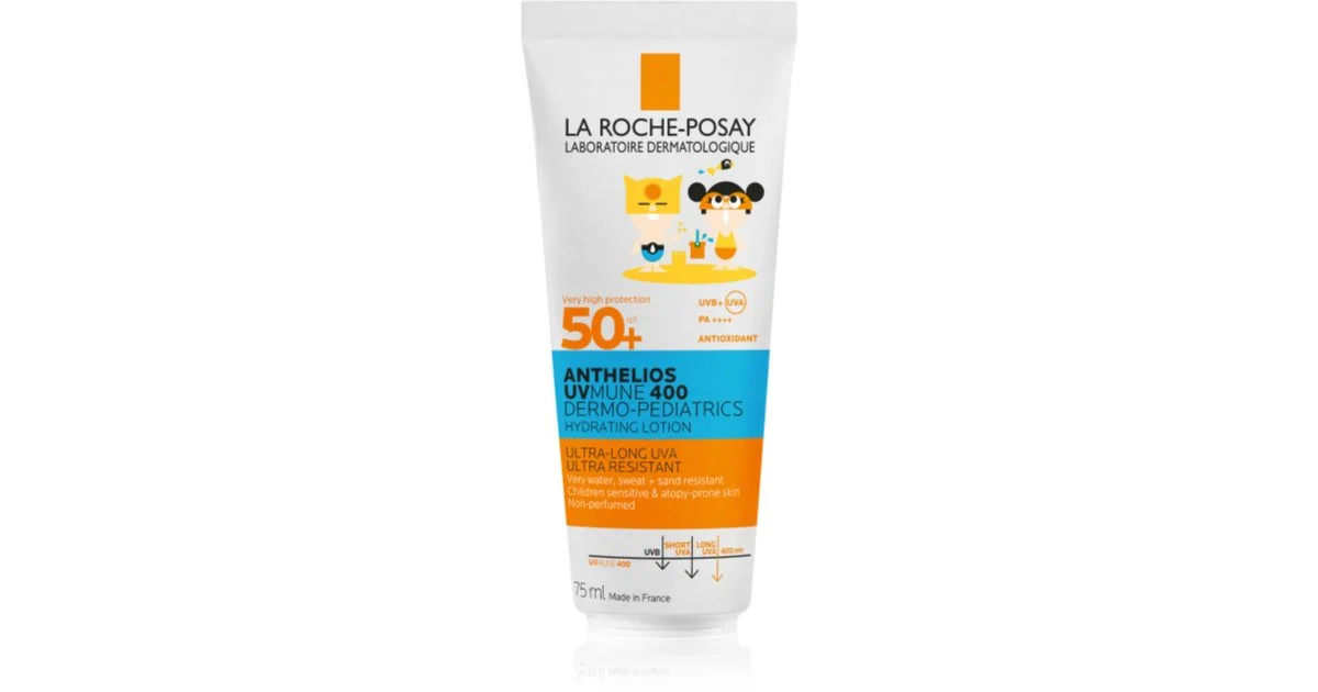La Roche-Posay Anthelios Latte Solare Bambini SPF50+ Pelli Sensibili Senza Profumo 75ml